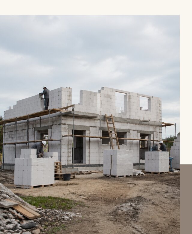 Строительство домов из газобетона в Кореновске под ключ