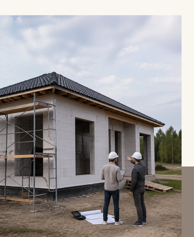 Проектирование одноэтажных домов из газобетона в Кореновске